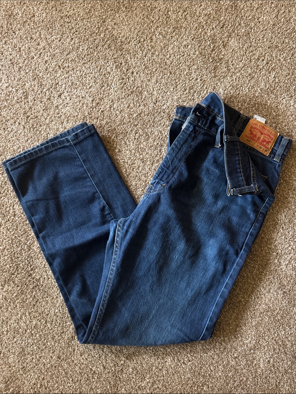 Levi's Men’s Indigo Straight-Leg Jeans